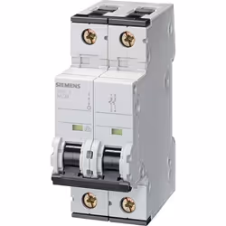 L'interruttore automatico miniaturizzato serie Sentron Siemens ha un polo 1+N e una capacità di interruzione di corrente di 6 ...