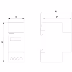 Siemens 7KT5823 contatore elettrico - Vista aggiuntiva 2