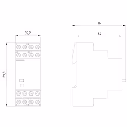 Siemens 5TT4103-0 interruttore automatico - Vista aggiuntiva 2