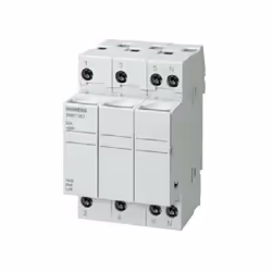 SIEMENS BASE PORTA FUSIBILI CILINDRICI 10X38 3P+N 32A 3NW7063 Descrizione Prodotto La base portafusibili SIEMENS è un disposi ...