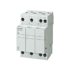 Siemens - base porta fusibili cilindrici 10x38 3p+n 32a 3nw7063
