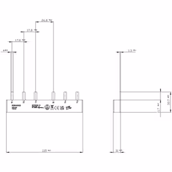 Siemens 5ST3646 sbarra a pettine Grigio 1 pz - Vista aggiuntiva 2