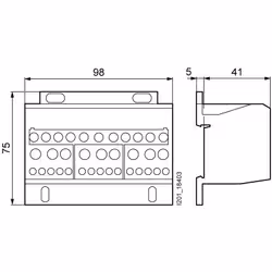 Siemens 5ST2502 Verteilerblock - Vista aggiuntiva 2
