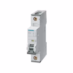 Interruttore magnetotermico Siemens, 1 moduli, attacco DIN (universale per qualsiasi centralino in commercio), 1P+N, 25 amper ...