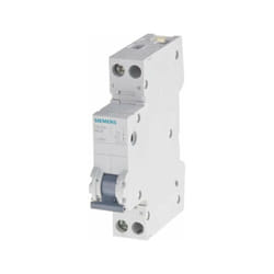 Siemens - interruttore magnetotermico 1 modulo 6000a 1p+n slim IP20 ce 6A 1