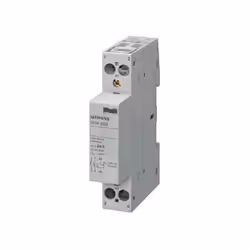 Contattore bipolare con due contatti normalmente aperti 20A, classe AC1 Profondita' di installazione: 6,4 cm Altezza: 9 cm La ...