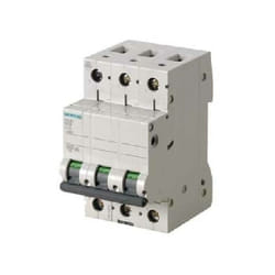 Siemens interruttore magnetotermico modulare 6ka 3 poli 40a 5sl63407bb