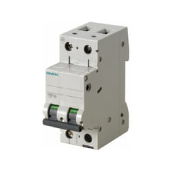 Interruttore siemens magnetotermico 1+n 2 moduli 10a 6000k 5SL65107