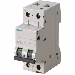 L'interruttore automatico miniaturizzato unipolare 1+N serie 5SL6 Siemens ha una corrente nominale di 16 A e una capacità di  ...