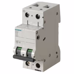 Interruttore magnetotermico Siemens, 2 moduli, attacco DIN ( universale per qualsiasi centralino in commercio), poli 2P, 16 a ...