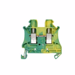 Morsetto di terra verde giallo Siemens 8WH10000CH07-6mm2 PE-Durchgangsklemme con morsetti a vite larghezza morsetto 8,2 mmcol ...