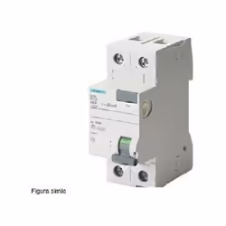 SIEMENS INTERRUTTORE DIFFERENZIALE 2 POLI 25A 300A TIPO A 5SV3612-6 Interruttore differenziale ideale negli impianti elettric ...