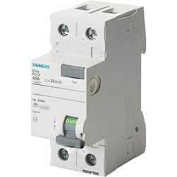 Interruttore Differenziale rccb Siemens 40A 2P 2M 30Ma Tipo ac 5SV4314-0