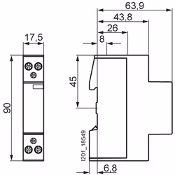 Siemens 5TT5001-2 interruttore automatico - Vista aggiuntiva 3