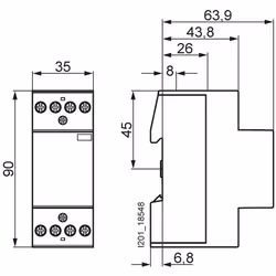 Siemens 5TT5032-2 interruttore automatico - Vista aggiuntiva 3