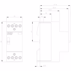 Siemens 5TT5030-8 interruttore automatico - Vista aggiuntiva 3