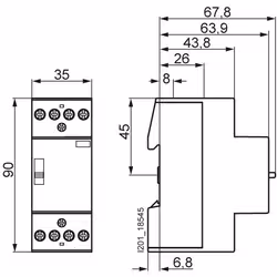 Siemens 5TT5031-8 interruttore automatico - Vista aggiuntiva 3