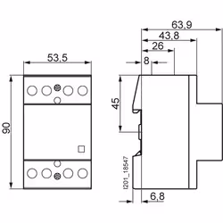 Siemens 5TT5041-2 interruttore automatico - Vista aggiuntiva 3