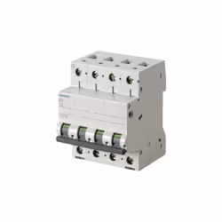 Interruttore Magnetotermico Marca: Siemens Corrente Nominale : 32A Potere di Interruzione : 10 kA Poli : 4 Ingombro : 4 Modul ...