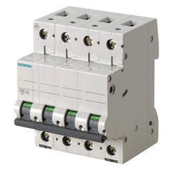Siemens - Interruttore magnetotermico 4P 25A 6kA tipo c 4 moduli 5SL64257BB