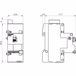 Siemens 5ST3054 interruttore automatico - Vista aggiuntiva 3