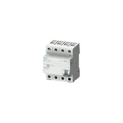 Interruttore Differenziale, a 4 Poli, Tipo b, Con Breve Ritardo, In: 25 a, 300 Ma, Un Ac: 400 v Siemens 5SV36424