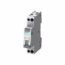 Interruttore magnetotermico Siemens differenziale compatto 1P+N 10A 4,5kA 30mA - 5SV13131KK10 interruttore magnetotermico dif ...