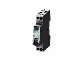 Interruttore differenziale magnetotermico 16A 1P+N 1 modulo 6ka tipo AC 30ma. Siemens serie SV1. Corrente Nominale: 16 A Grad ...