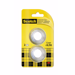 Scotch 136R2, 6,3 m, Trasparente, Carta, Carta fotografica, 12 mm, 2,54 cm, Scatola da appendere