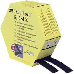SJ354X Dual Lock Nastro a strappo da incollare a fungo (l x l) 7500 mm x 25 mm Nero 1 Paio/a - 3M