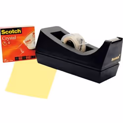 Dettagli tecnici Colore Nero Larghezza rotolo (max.) 19 mm Lunghezza rotolo (max.) 10 m Dispenser da tavolo adesivo Scotch® D ...