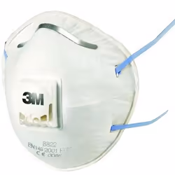 3M 8822C3, FFP2, Bianco, 3 pz, Blister