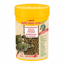 Caratteristiche sera Raffy Baby-Gran Nature è il mangime per la crescita senza coloranti e conservanti, composto da granuli p ...