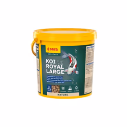 SERA KOI ROYAL NATURE LARGE 3,8LT Mangime completo per una lunga e sana vita delle Koi oltre i 25 cm granuli galleggianti, ch ...