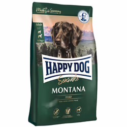 Happy Dog Sensible Montana, Adulto, Tutte le razze, Cavallo, 10 kg, Senza glutine