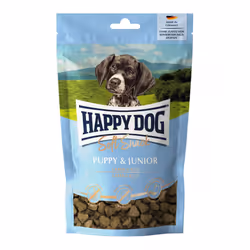 Happy Dog Soft Snack Puppy & Junior, Spuntini, Cane, Cucciolo, Agnello, 100 g