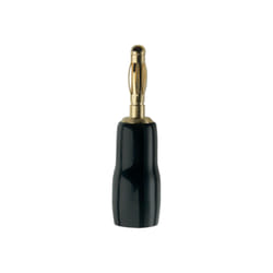 Inakustik 00814841 cavo di collegamento 4mm Banana Nero, Rosso