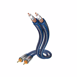 Inakustik 00404007, 2 x RCA, Maschio, 2 x RCA, Maschio, 0,75 m, Blu