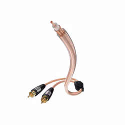 Inakustik 0030825, RCA, Maschio, 2 x RCA, Maschio, 5 m, Trasparente