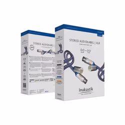 Inakustik 00405007 cavo audio 0,75 m XLR Blu, Argento - Vista aggiuntiva 2