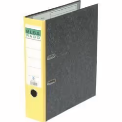 Elba Rado, A4, Alluminio, Cartoncino, Nero, Giallo, Bianco, 570 fogli, 8 cm