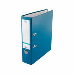 Elba Rado Top, A4, Doppio anello, Carta, Plastica, Turchese, 8 cm, 290 mm