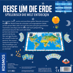 Kosmos Reise um die Erde Spielerisch die Welt entdecken Gioco da tavolo Viaggio/avventura