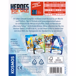 Kosmos Heroes For Sale Carta da gioco Sostituzione