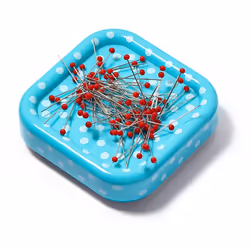 Prym 610287, Puntaspilli, Colore menta, Rosso, 0,6 mm, 30 mm, 9 g