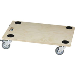 290705 Atlas Economy Piattaforma con ruote Capacità di carico (max.): 300 kg 590 mm x 390 mm x 120 mm - Dörner+helmer