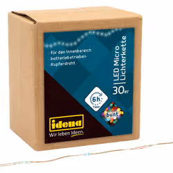 Descrizione Questa micro catena luminosa è dotata di 30 LED colorati collegati a un filo di rame flessibile e flessibile. Dif ...