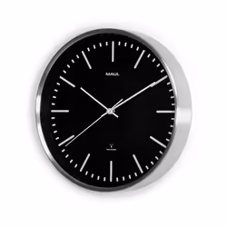 MAUL 9063490 orologio da parete e da tavolo Cerchio Alluminio, Nero - Vista aggiuntiva 5