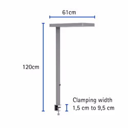 MAUL 8258395 lampada da tavolo Argento