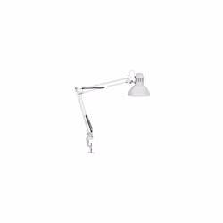 Lampada da tavolo MAULstudy, con morsetto, senza lampadina, bianco. Fornitura = in parte smontato. Tipo di prodotto = luci da ...